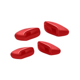 AOZAN Almohadilla de repuesto para la nariz compatible con gafas de sol Oakley Flak Draft, Almohadilla de nariz roja, Flak Draft