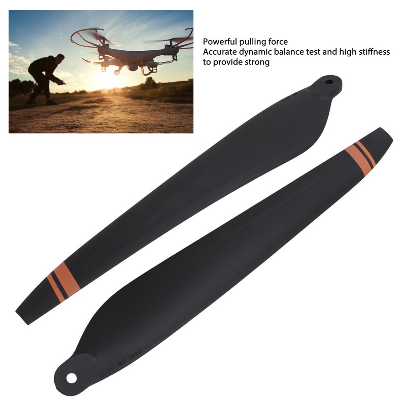 2pcs Drone Propellers Folding Plastic Low Noise Plant Drone Propellers
