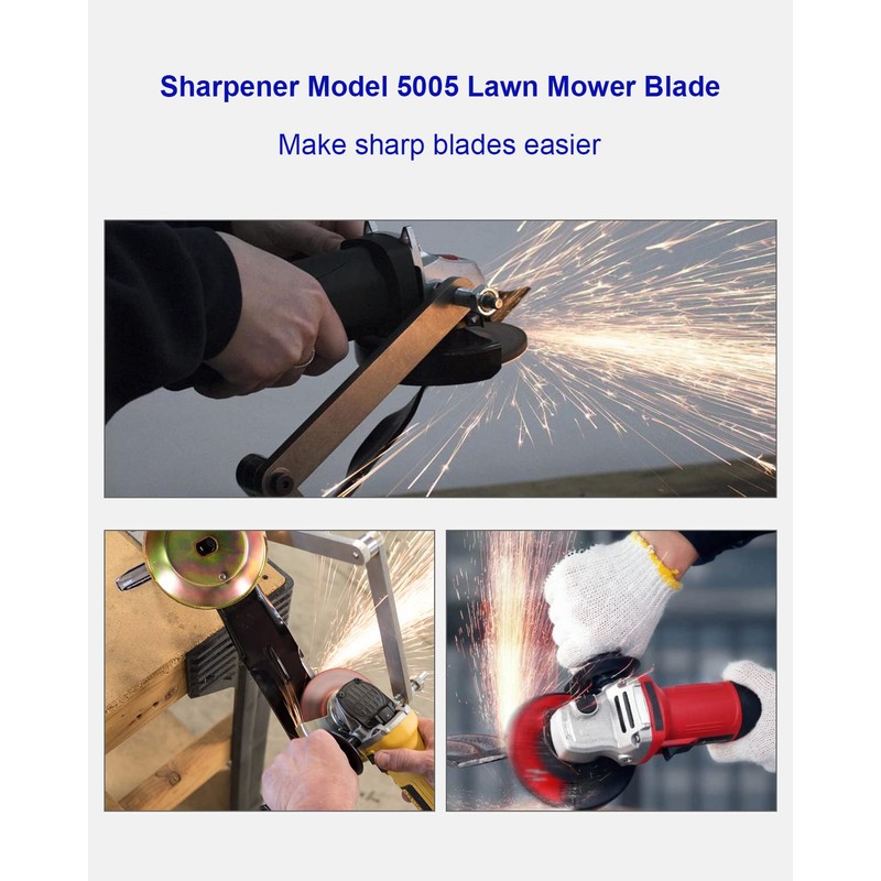 BLKGJTF Sharpener Model 5005 Lawn Mower Blade Sharpener 15°-45° Adjustable