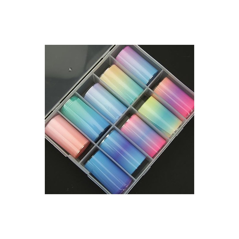 Transferfolien-Set in praktischer Box - seaside ombre
