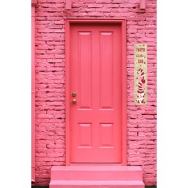 Twisted R Design Happy Valentines Day Sign - Unique Vertical Valentine's Day Wooden Sign, 24" Hanging/Standing Farmhouse Decor, Directly Printed Home Decorations For Valentines, Cozy Wall Decor, 2ft