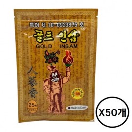 Gold Ginseng Health Pads (25 pieces) Attachable compress patches 50