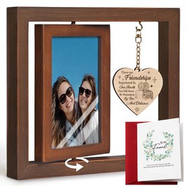 IIILUYOT Friendship Birthday Picture Frame Gifts for Women, Best Friends Picture Frame, Long Distance Gifts Going Away Gifts for Friends Besties Female BFF, Best Friends Forever Picture Frame 4x6