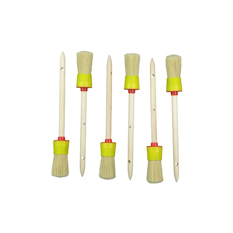 ROTIX -93123 Pack of 6 Ring Brushes Diameter 30 mm