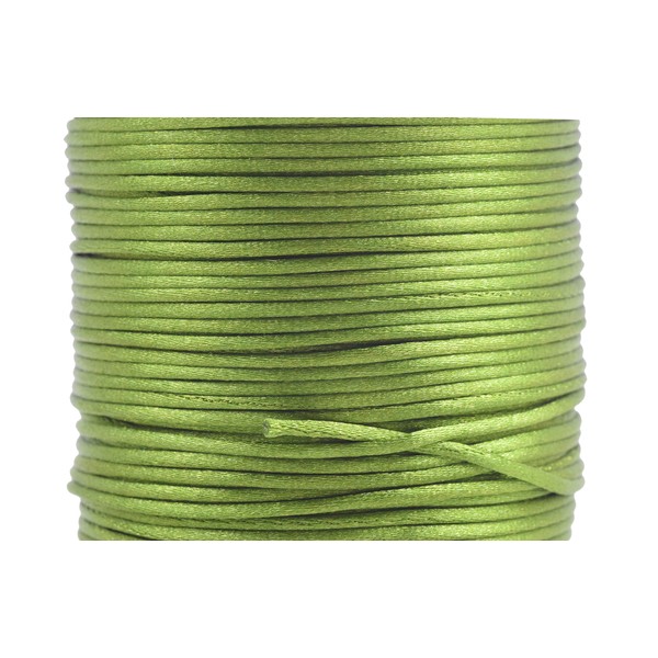 KONMAY 80 Yards 1.0mm Nylon Rattail Satin Silk Trim Cord