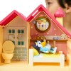 Bluey Mini Home Playset Casa Compacta Figura Bluey Color Amarillo