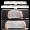 Smilco 100 Piezas Paquete Gorros Desechables Blancos Redecilla Pelo Pulgadas