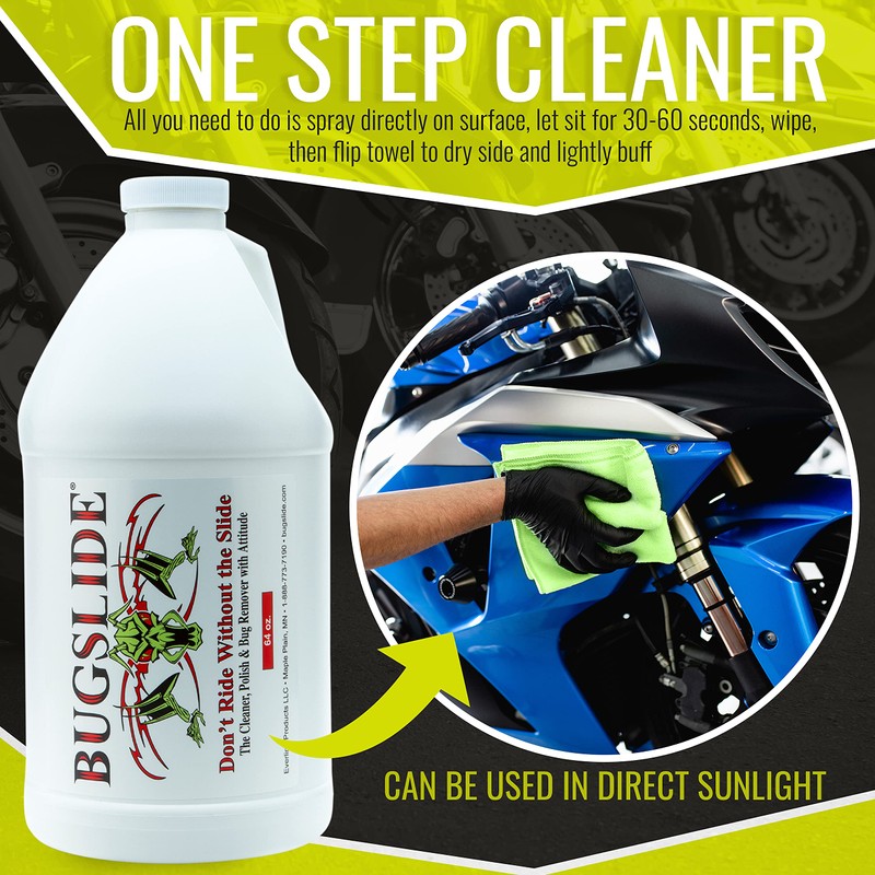 BugSlide 64 Oz Cleaner Refill for Spray Bottles & Travel