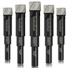 5-Pack 1/2" Diamond Core Drill Bits Set, 12mm Tile Drill