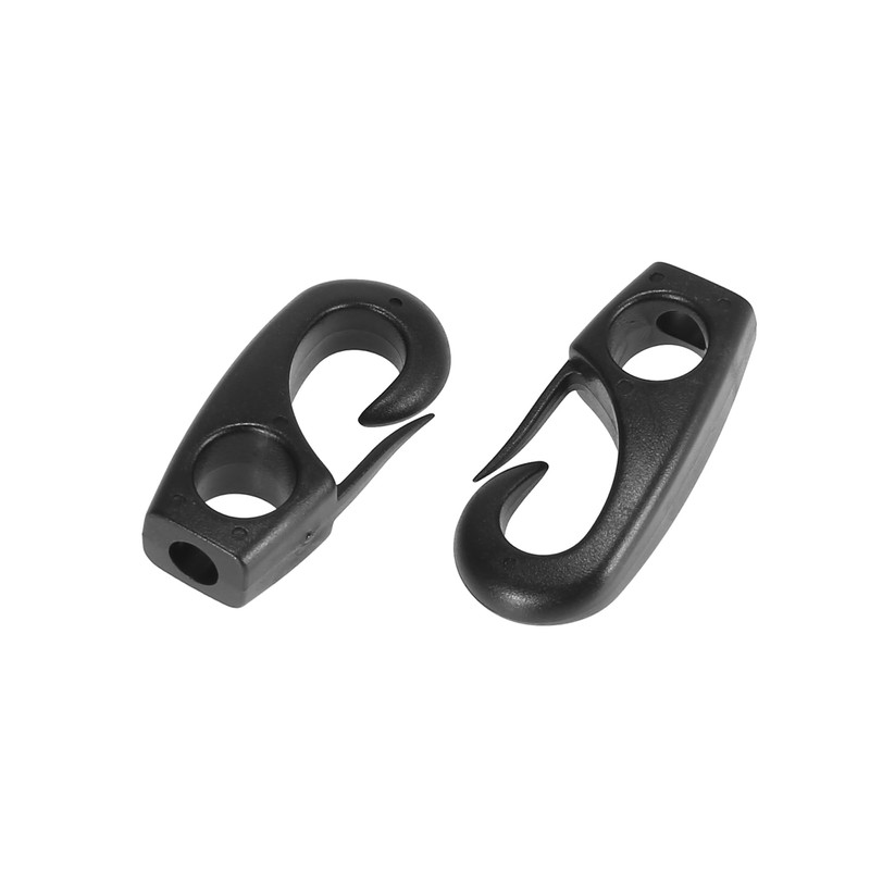 X AUTOHAUX D Ring Patch PVC Stainless Steel Round Shape