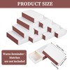 JarThenaAMCS 150Pcs Blank Matches Containers Fireplace Match Holder with Double-Sided