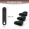 PLKSEI Pack of 20 Cable Ties Rubber Multifunctional Cable Organiser