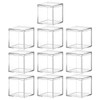Operitacx 10pcs Small Acrylic Boxes with Lids Clear Acrylic Plastic