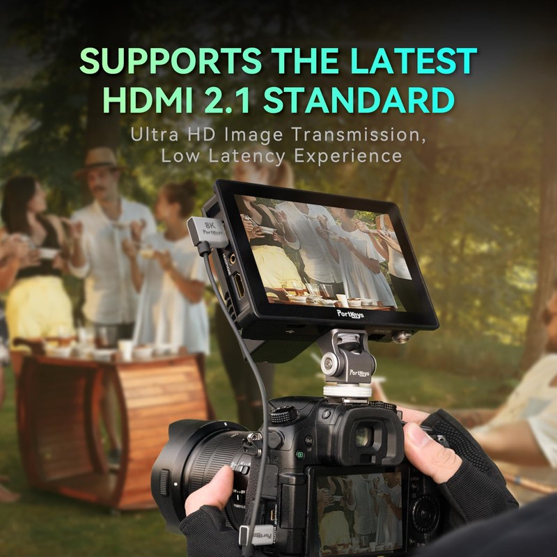 Portkeys 2 Pack 8K Ultra Thin HDMI A to D