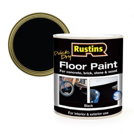 RUSTINS Floor Paint Black 1L