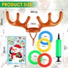 Christmas Party Games Inflatable Reindeer Ring Toss Game for kids,