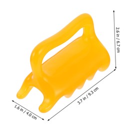 Gatuida 3pcs Portable Beeswax Foot Massager Natural Resin Acupuncture Tool for Back Foot Reflexology Random Color Stimulates Circulation Muscles Random Color