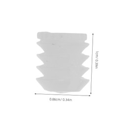 ORFOFE 100pcs Nylon Dowel Insert Nuts for Secure Furniture Connection Pre-embedded Expansion Fasteners for Bed Frames Cabinets