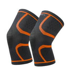 Wonder Care 2er-Pack Kniebandagen, Kompressions-Kniebandage für Männer und Frauen, Kniebandage zum Laufen, Kniebandage für Übungen, Kniebandage für Fitnessstudio, Wandern, Sport, Fitnessstudio, Laufen