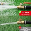 YELUN Garden Hose Brass Shut Off Valve Full Flow, No