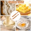 2pcs Wooden Spatula, 11.02x1.29in Wooden Spurtle Sourdough Spatula Stirrer Mixer