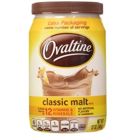 Ovaltine Classic Malt Flavored Milk Mix, 12 oz
