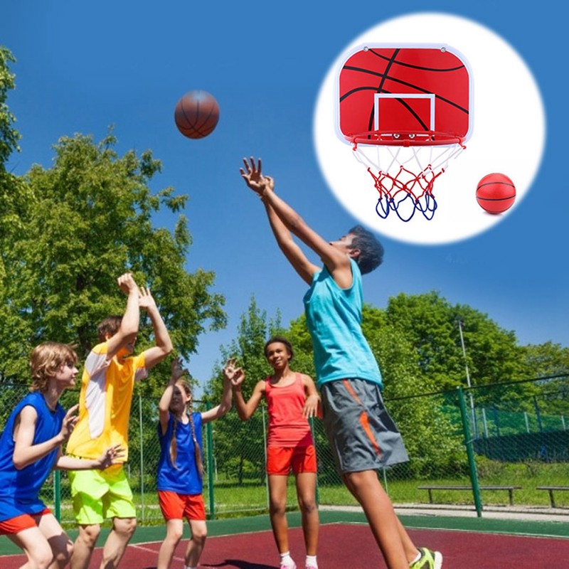 Hanging Mini Basketball Netball Hoop For Indoor Outdoor Kids Game
