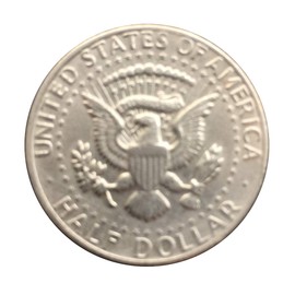 Tango Magic - Moneda doble cara medio dólar (cruz) (d0077)