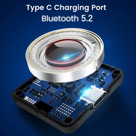 Blue Ear Bluetooth Beanie Hat Bluetooh 5.0 Headphone blueear Wireless Winter Knit Hats with Stereo Speaker and MIC,Gifts for Birthday,Christmas,Thanksgiving Day, H21 Black, 6 (h1-10)