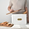 EMAX HOME Extra Large Space Saving Farmhouse Bread Box With