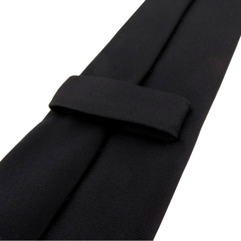 TigerTie Slim Satin Tie in Solid Colour in Various Colours