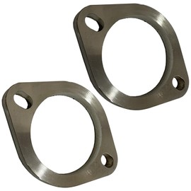 Moderno La Terre Press Flange Muffler Flange Universal Weld Exhaust Stainless Flange 51mm 60mm 76mm Gasket YM-302-MF (76mm×2)
