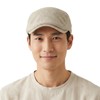 RUNQIU Herringbone Beret Hat for Men Spring Summer Checked Pattern