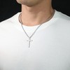 WINFY Basketball Cross Necklace for Boys Men Inspirational Christian Bible