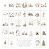 the lazy panda card company 64 Christmas Postcards Set Christmas