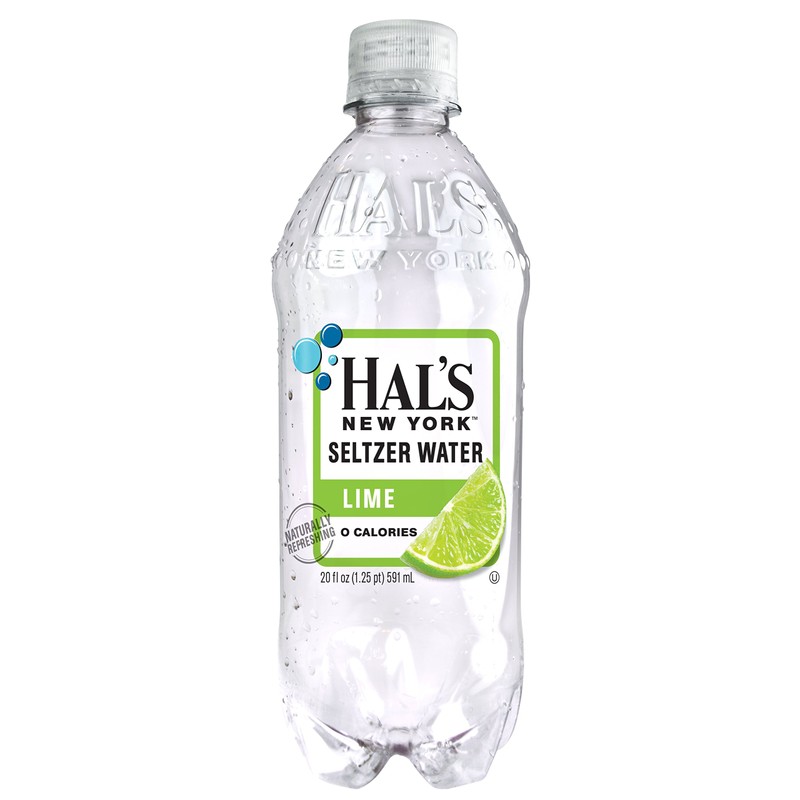 Hal's New York Seltzer Water 8 Flavor Variety Pack, 20