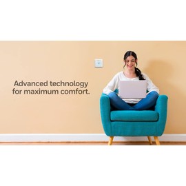 Honeywell Home RTH8560D 7 Day Programmable Touchscreen Thermostat White