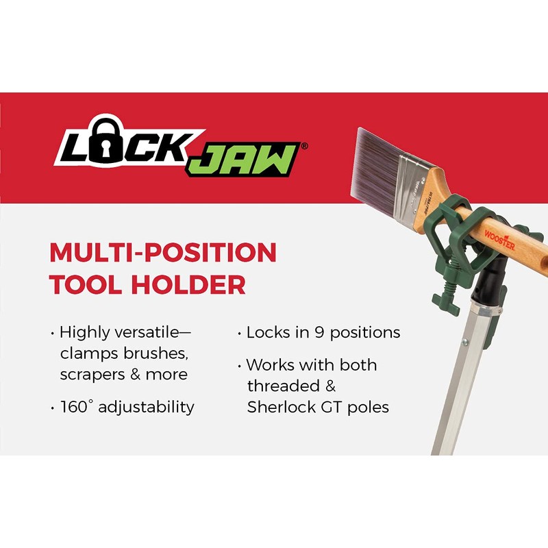Wooster Brush F6333 Lock Jaw Tool Holder, None