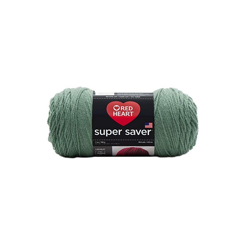 Red Heart Super Saver Yarn-Light Sage