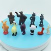 10 Piece Mini Figures Set, Bear Mini Figures, Ornament, Car