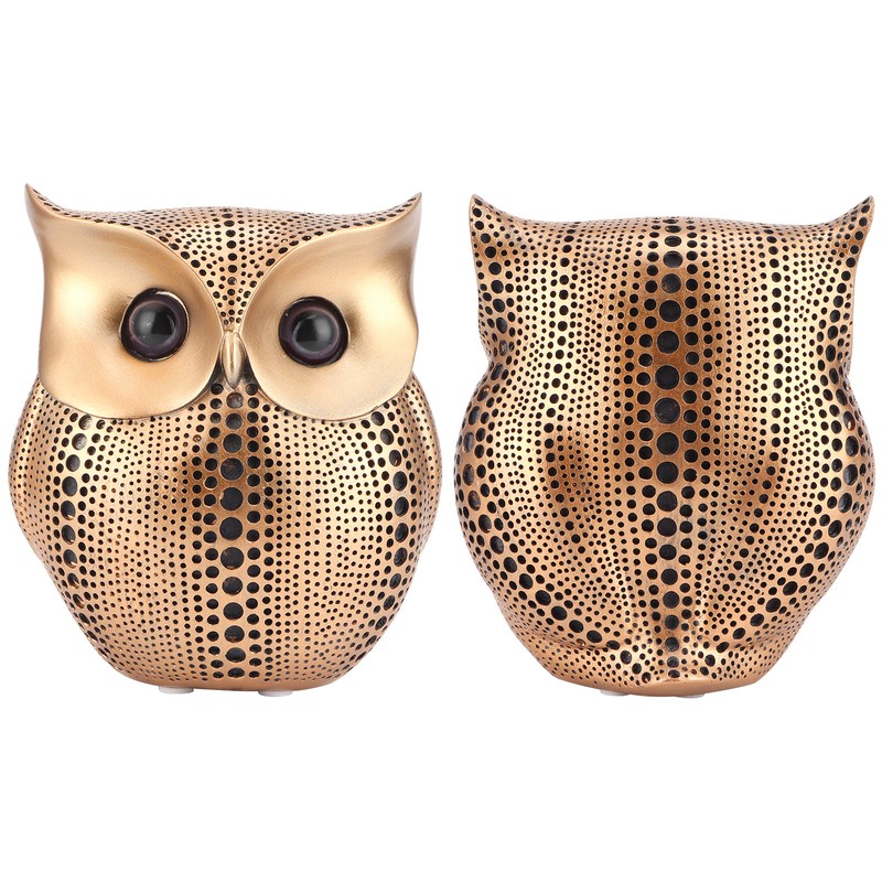 Owl Statue Figurine Ornament Innovative Resin Animal Sculpture Art Crafts