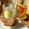 CAZAGA Glass Toothbrush Holders for Bathrooms, 12 oz Clear Tooth