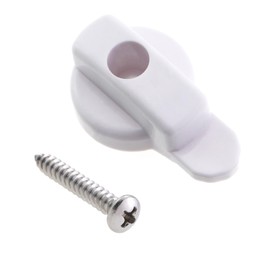 CChiai White Screen Door Lock Replacement Latch Lock Sliding Screen Door Lock with Screws for Sliding Latch French Wood Hinged Screen Door Patio Door Sliding Door Patio Door