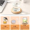 Creative USB Wooden Insulating Grain Bowls Drink Cup Mat Warmer
