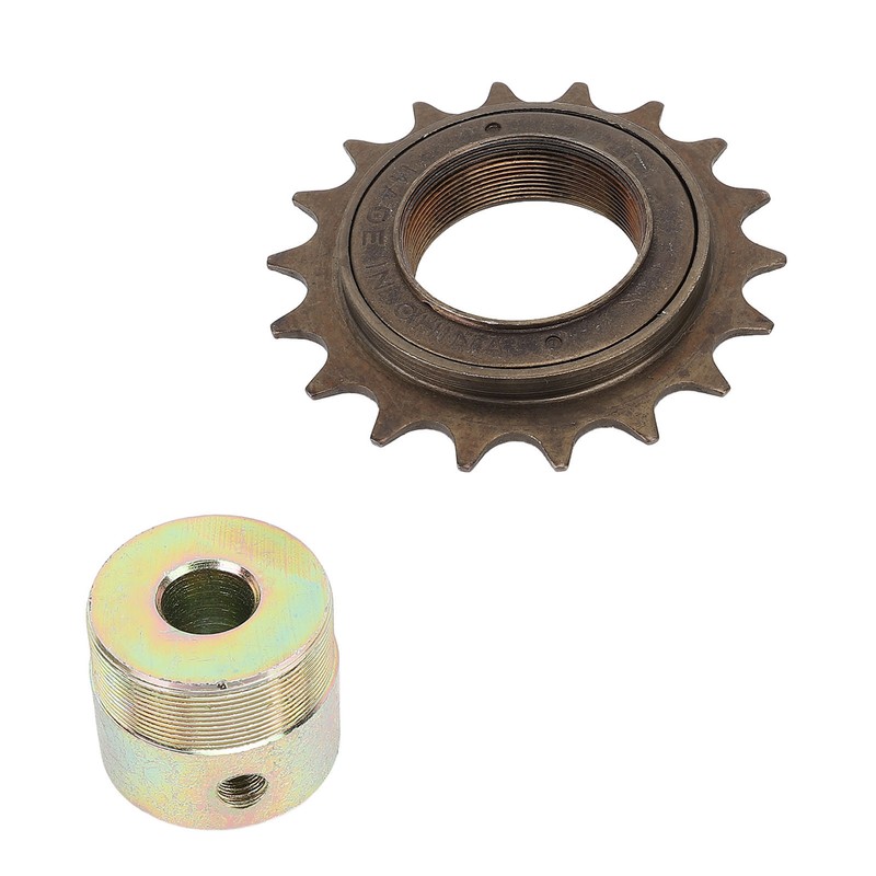 Single Speed Bike Freewheel 18T Threaded Bicycle Freewheel with 13mm