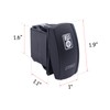 WeiSen Stereo Rocker Switch Kit, On/Off LED Light, 5 Pin