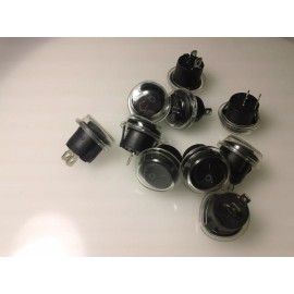 CH 10x - Switch ON OFF - Universal 12v DC Racing Race Car Drag Dash TOGGLE round