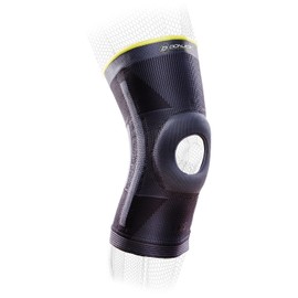 DonJoy Performance Deluxe Knit Knee Sleeve With Stays and Buttress - Mid-Level Support Knee Brace for PFPS, Sprains, Instabilities - Large