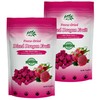 CHAVI Freeze-Dried Diced Dragon Fruit Snack - Pack of 2