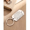 HAQUIL Drive Safe Dad Keychain - Father's Day Gift from